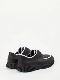Arche – Schnürschuhe aus Kalbleder Schwarz-Weiß