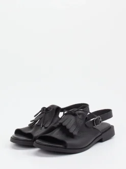 Arche – Slingback-Sandale aus Leder Schwarz