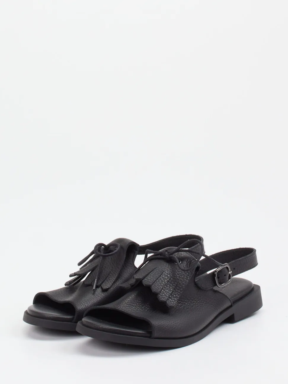 Arche – Slingback-Sandale aus Leder Schwarz
