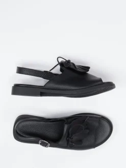 Arche – Slingback-Sandale aus Leder Schwarz