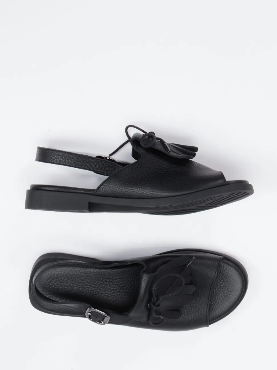 Arche – Slingback-Sandale aus Leder Schwarz