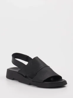 Arche – Slingback-Sandalen aus Känguruleder schwarz