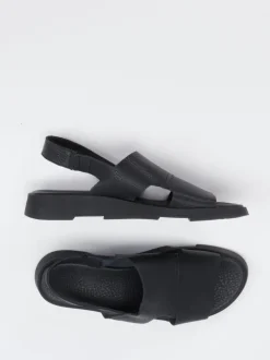 Arche – Slingback-Sandalen aus Känguruleder schwarz