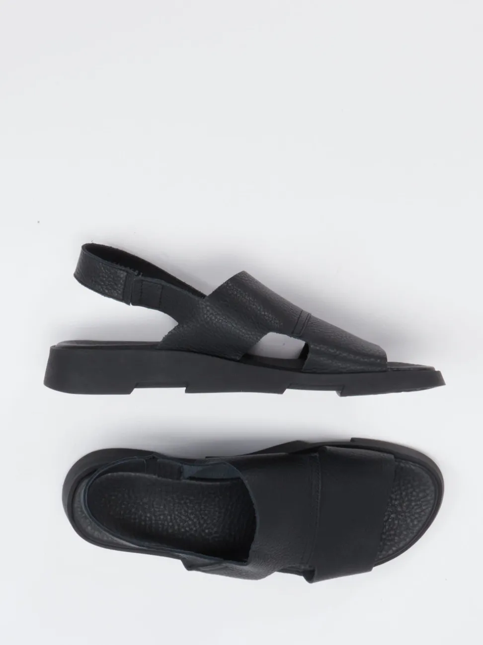 Arche – Slingback-Sandalen aus Känguruleder schwarz