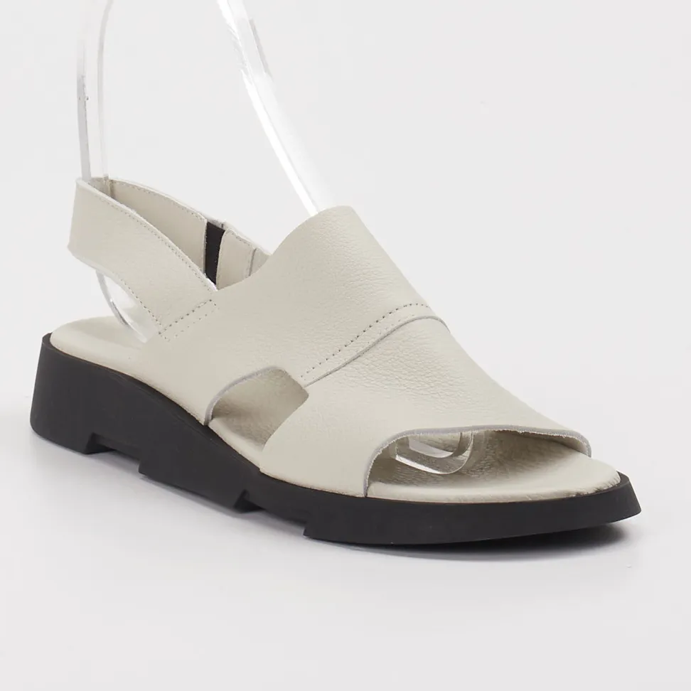 Arche – Slingback-Sandalen aus Känguruleder cremeweiß