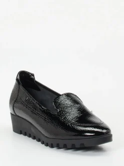 Arche – Slipper aus Lackleder in Schwarz