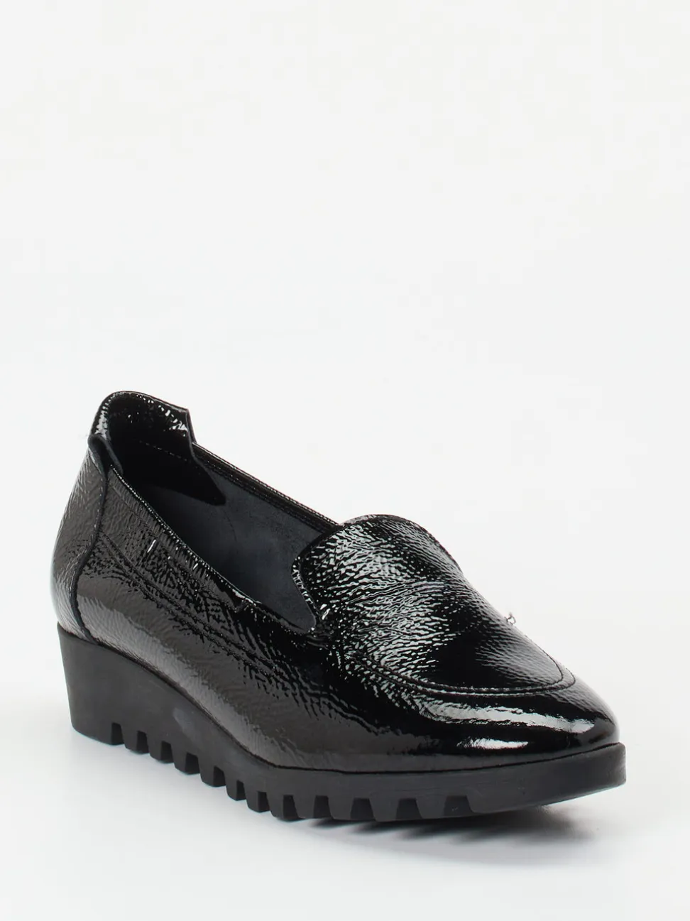 Arche – Slipper aus Lackleder in Schwarz
