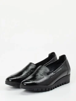 Arche – Slipper aus Lackleder in Schwarz