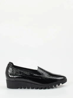 Arche – Slipper aus Lackleder in Schwarz