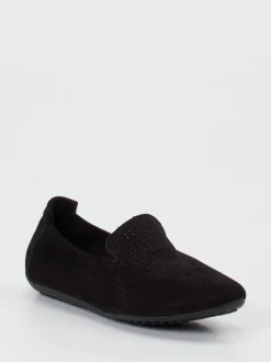 Arche – Slipper aus Nubukleder in Schwarz