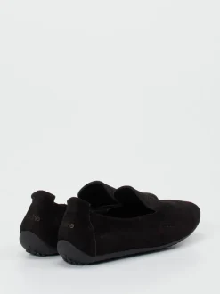 Arche – Slipper aus Nubukleder in Schwarz