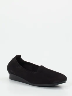 Arche – Slipper aus Nubukleder in Schwarz
