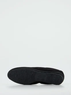 Arche – Slipper aus Nubukleder in Schwarz