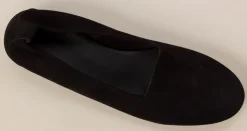 Arche – Slipper aus Nubukleder in Schwarz