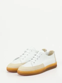 Arche – Sneaker aus Kalbleder in Weiß und Sand