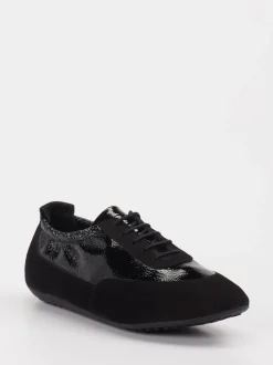 Arche – Sneaker aus Lackleder in Schwarz