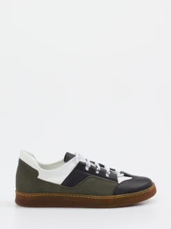 Arche – Sneaker aus Velourleder und Glattleder schwarz
