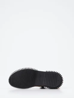 Arche – Sock-Stiefelette aus Textil und Leder schwarz