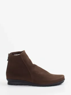 Arche – Stiefelette aus Nubukleder schokoladenbraun