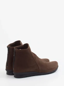 Arche – Stiefelette aus Nubukleder schokoladenbraun