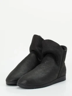 Arche – Stiefelette aus Veloursleder schwarz gefüttert