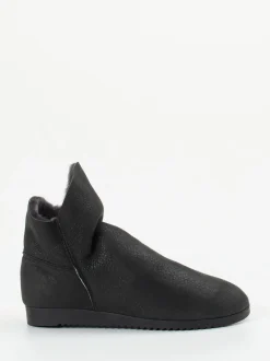 Arche – Stiefelette aus Veloursleder schwarz gefüttert