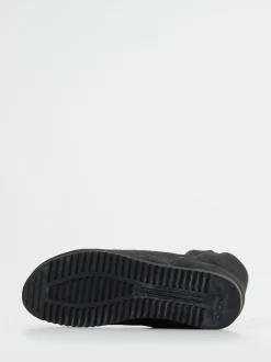 Arche – Stiefelette aus Veloursleder schwarz gefüttert