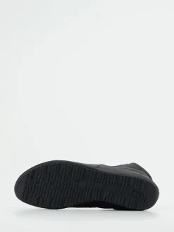 Arche – Stiefeletten aus Elchleder in Schwarz