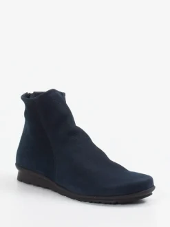 Arche – Stiefeletten aus Hirschleder in Dunkelblau