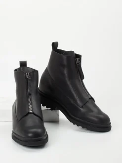 Arche – Stiefeletten aus Kalbleder schwarz