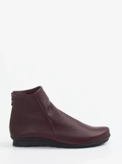 Arche – Stiefeletten aus Kalbleder in Bordeauxrot
