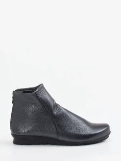 Arche – Stiefeletten aus Metallicleder in Schwarz