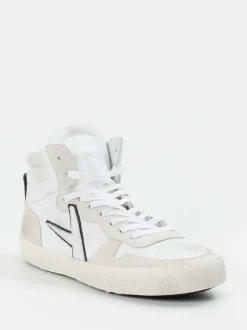 Archivio 22 – High-Top Sneaker aus Kalbleder Weiß