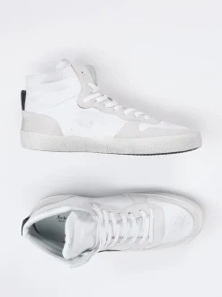 Archivio 22 – High-Top Sneaker aus Kalbleder Weiß