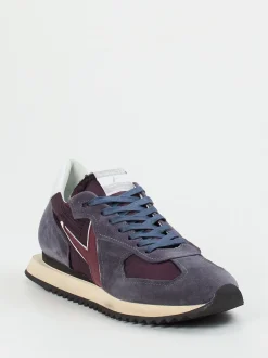 Archivio 22 – Sneaker aus Veloursleder Schiefergrau