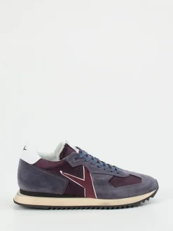Archivio 22 – Sneaker aus Veloursleder Schiefergrau
