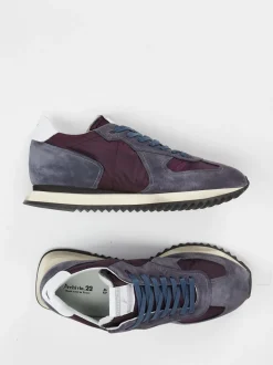 Archivio 22 – Sneaker aus Veloursleder Schiefergrau