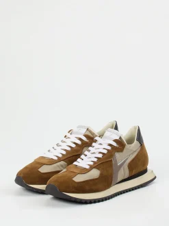 Archivio 22 – Sneaker aus Veloursleder rostbraun