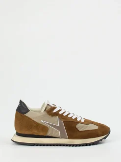 Archivio 22 – Sneaker aus Veloursleder rostbraun