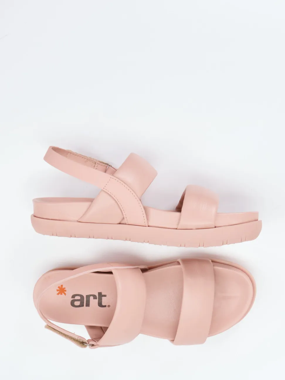 Art – Sandalen aus Kalbleder in Rosé