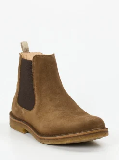 Astorflex – Chelsea Boots aus Veloursleder braun