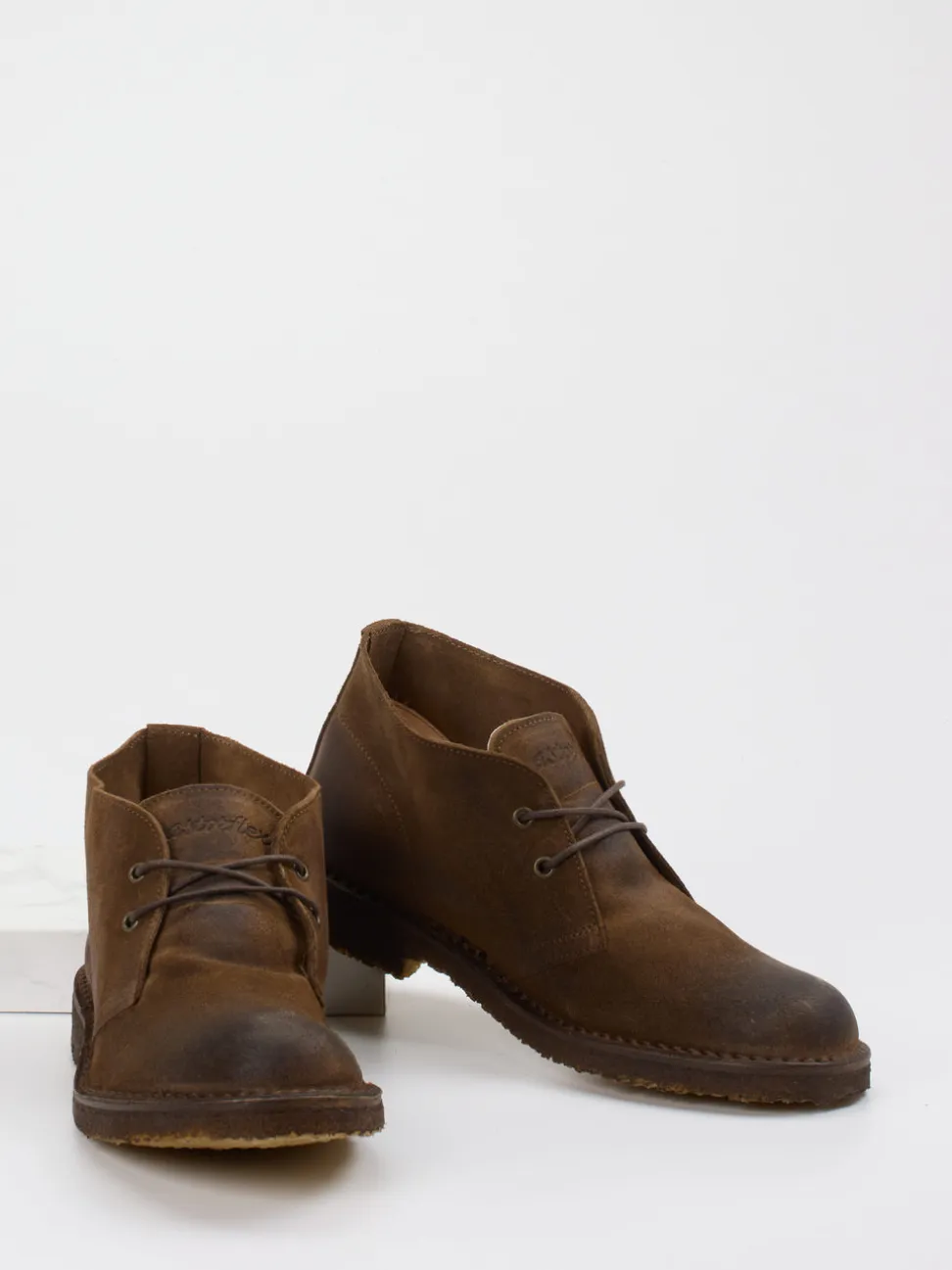Astorflex – Desert Boots aus Veloursleder braun