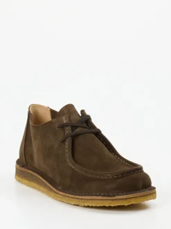 Astorflex – Wallabee-Schnürschuh aus Veloursleder Braun