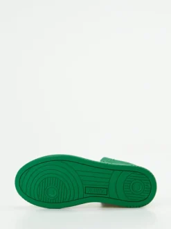 Autry – High-Top-Sneaker aus Leder in Grün-Weiß