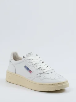 Autry – Low-Top Sneaker aus Kalbleder Weiß