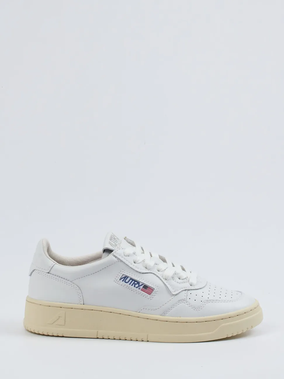 Autry – Low-Top Sneaker aus Kalbleder Weiß