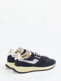 Autry – Retro-Sneaker aus Velour/Textil in Blau