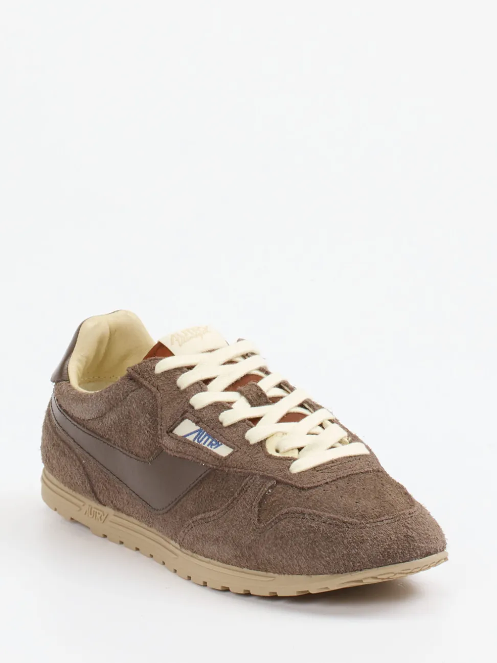 Autry – Retro-Sneaker aus Veloursleder braun