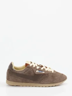 Autry – Retro-Sneaker aus Veloursleder braun
