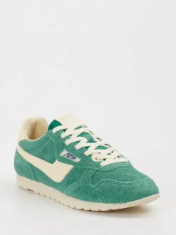 Autry – Retro-Sneaker aus Veloursleder grün